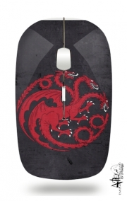 Souris sans fil avec récepteur usb Flag Dragon House Red