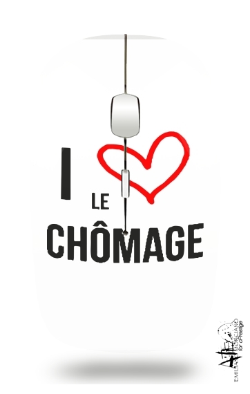 Souris sans fil avec récepteur usb I love chomage