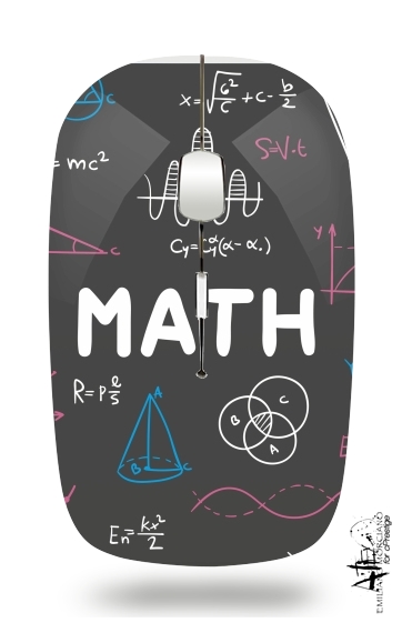 Souris sans fil avec récepteur usb Mathematics background