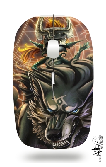 Souris sans fil avec récepteur usb Midna And Wolf