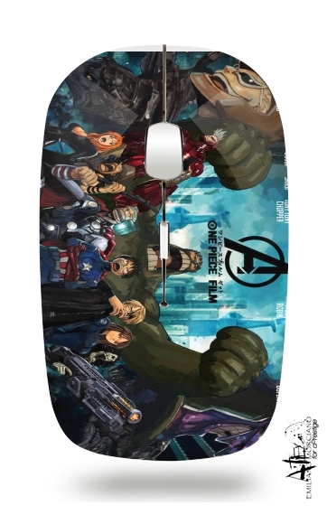 Souris sans fil avec récepteur usb One Piece Mashup Avengers