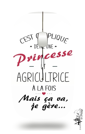 Souris sans fil avec récepteur usb Princesse et agricultrice