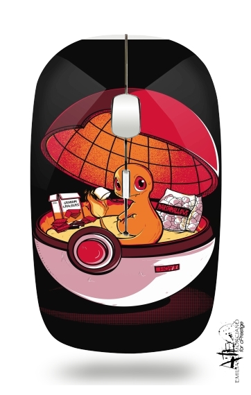 Souris sans fil avec récepteur usb Red Pokehouse 