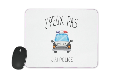 Tapis de souris Je peux pas jai Police