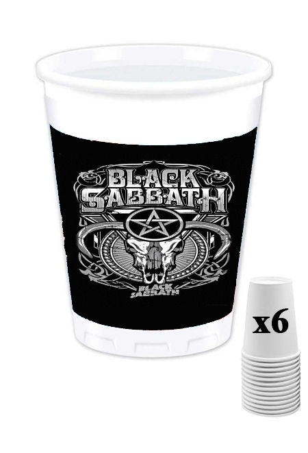 Pack de 6 Gobelets Black Sabbath Heavy Metal