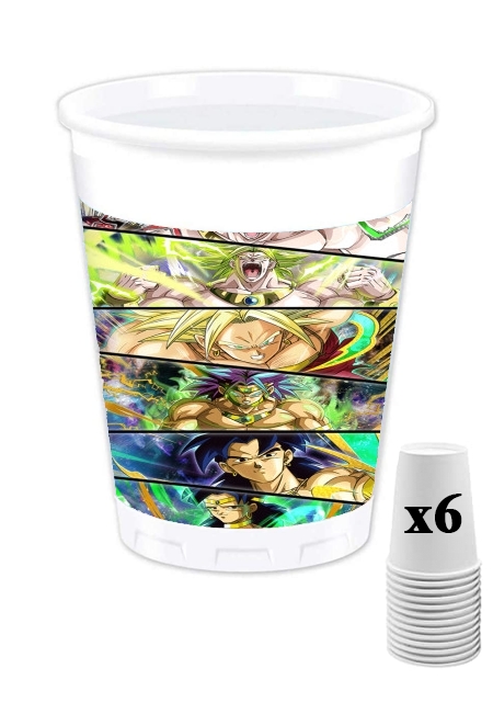 Pack de 6 Gobelets Broly Evolution