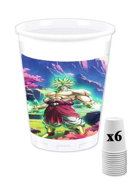 Pack de 6 Gobelets Broly Legendary