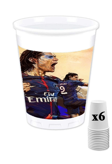 Pack de 6 Gobelets Cavani the hunter parisian