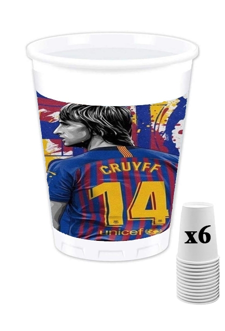 Pack de 6 Gobelets Cruyff 14