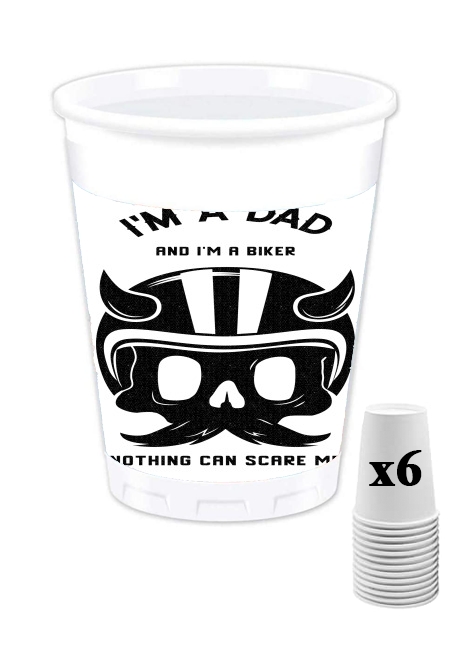 Pack de 6 Gobelets Dad and Biker