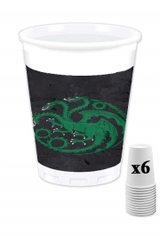 Pack de 6 Gobelets Flag Dragon House Green