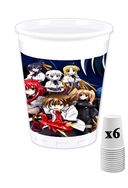 Pack de 6 Gobelets High School DxD