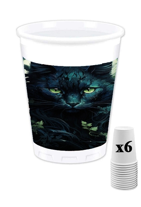 Pack de 6 Gobelets I Love Cats v1