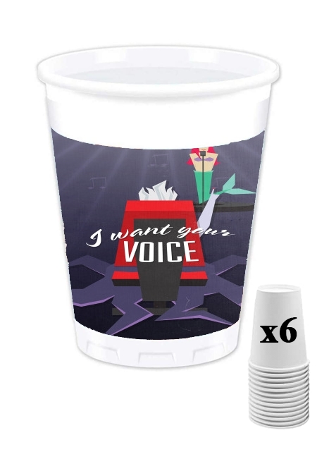 Pack de 6 Gobelets I Want Your Voice