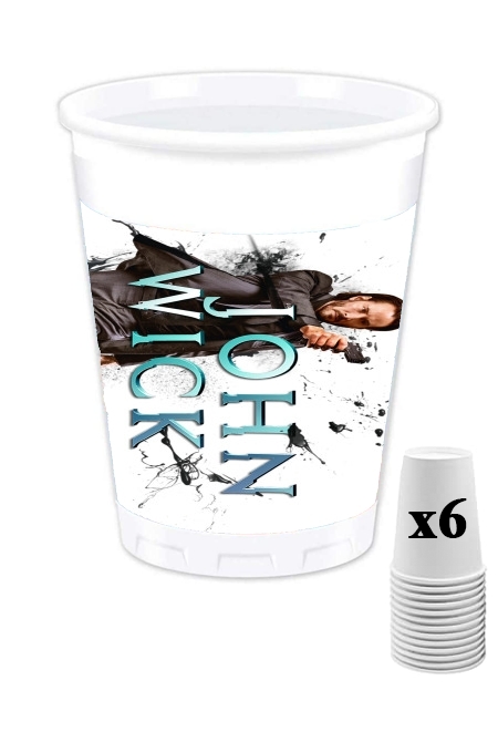 Pack de 6 Gobelets John Wick Bullet Time