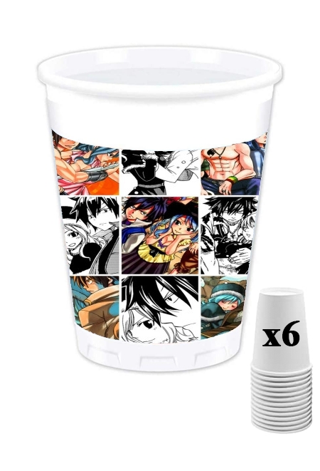 Pack de 6 Gobelets Juvia X Gray Collage