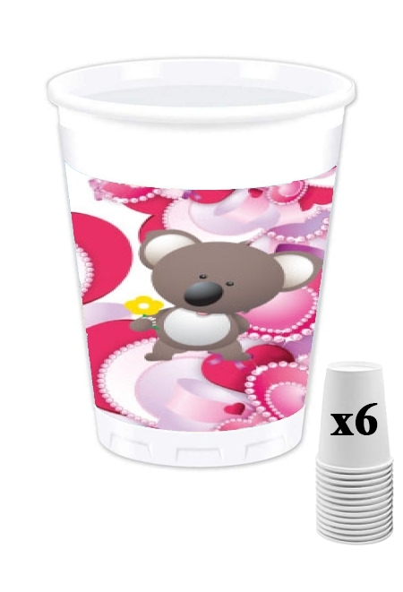 Pack de 6 Gobelets Koala Kawai