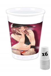 Pack de 6 Gobelets Manga Coquine Sexy