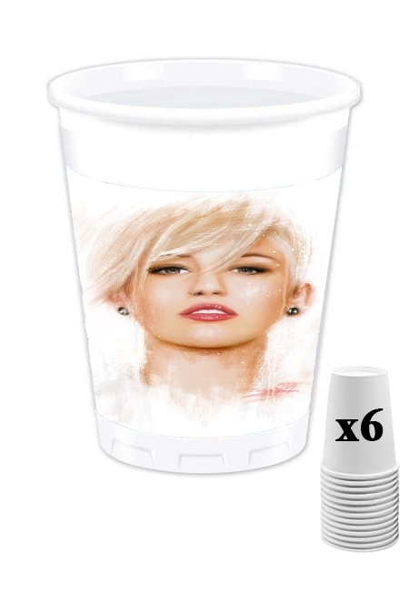 Pack de 6 Gobelets Miley Cyrus