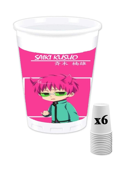 Pack de 6 Gobelets Saiki Kusuo