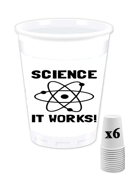 Pack de 6 Gobelets Science it works