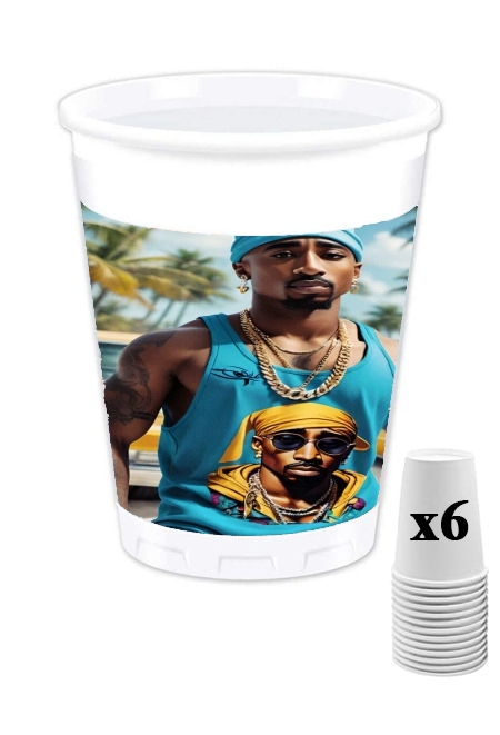 Pack de 6 Gobelets Shakur Gangsta V3