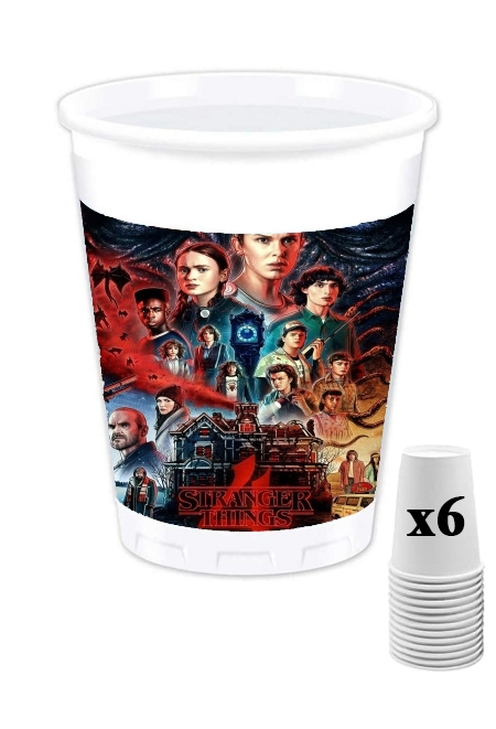 Pack de 6 Gobelets Stranger Things Season 4