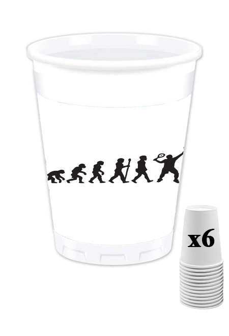 Pack de 6 Gobelets Tennis Evolution