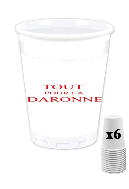 Pack de 6 Gobelets Tour pour la daronne