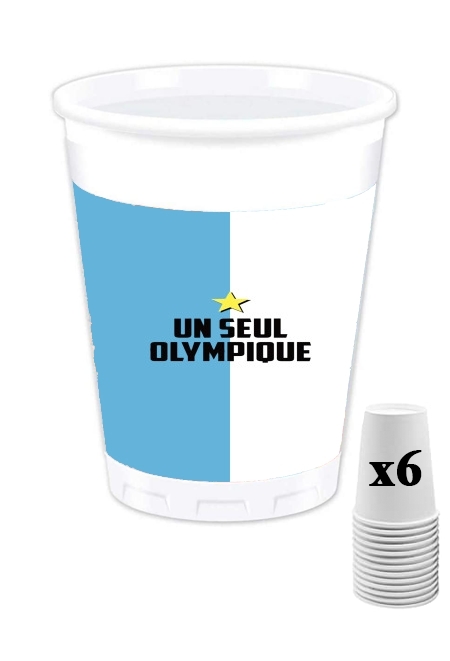 Pack de 6 Gobelets Un seul olympique