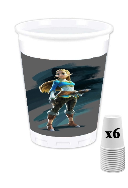 Pack de 6 Gobelets Zelda Princess