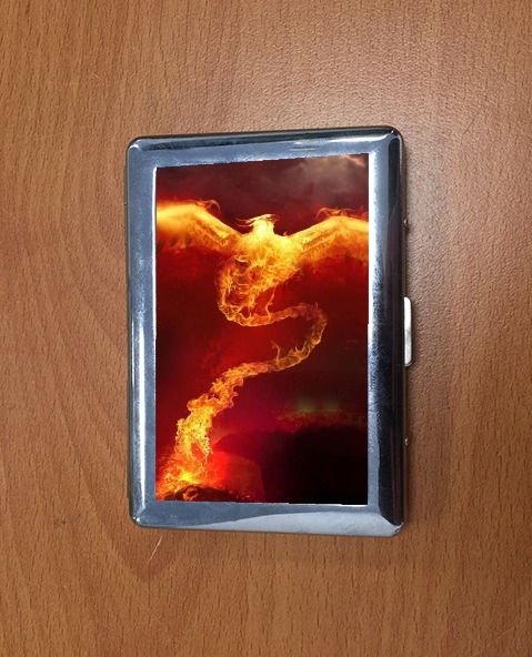 Porte Cigarette Phoenix in Fire