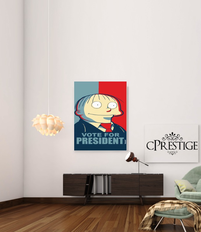 Poster ralph wiggum vote for president