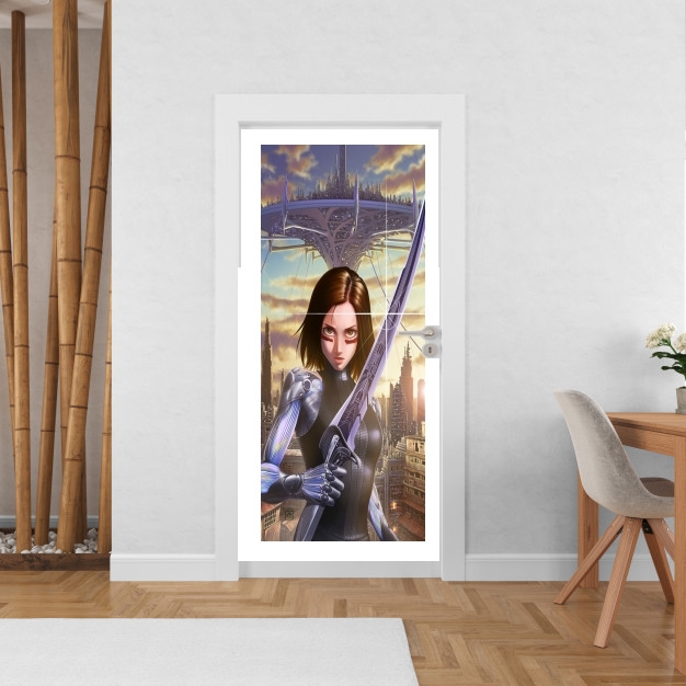 Poster de porte Alita Serious And Angry