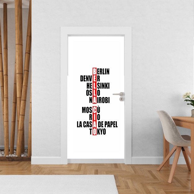 Poster de porte Bella Ciao Character Name