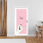 Poster de porte BFF Best Friends Pink