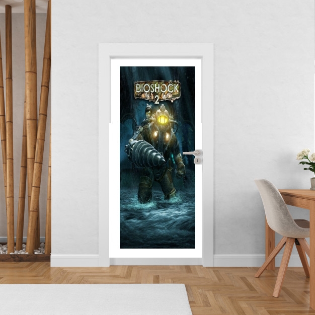 Poster de porte Big Daddy x Rosie Bioshock Art