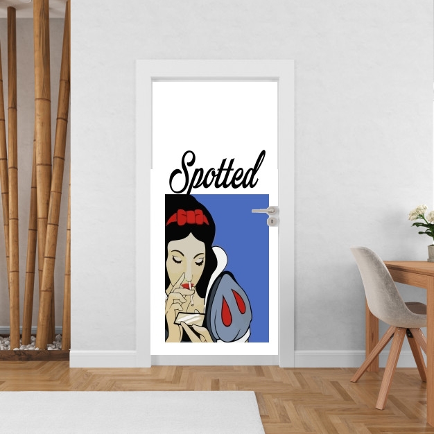 Poster de porte Blanche neige cocaine