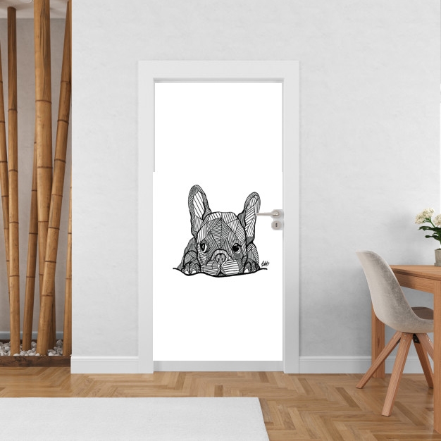 Poster de porte Bouledogue