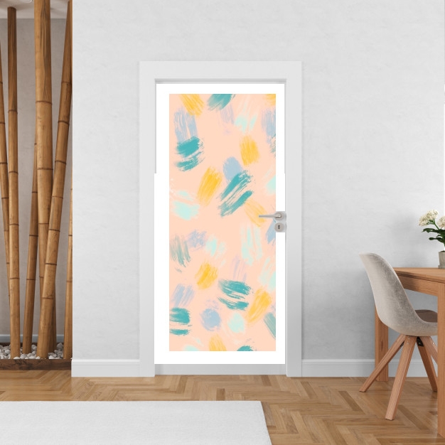 Poster de porte BRUSH STROKES