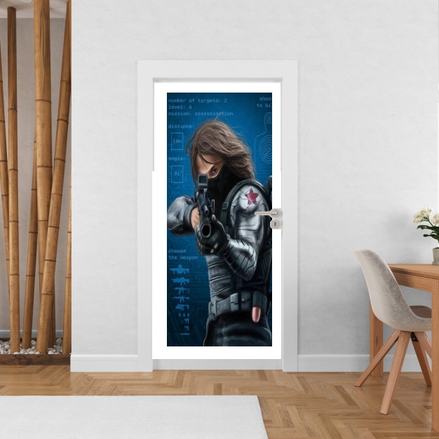 Poster de porte Bucky Barnes Aka Winter Soldier