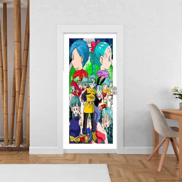 Poster de porte Bulma Dragon Ball super art