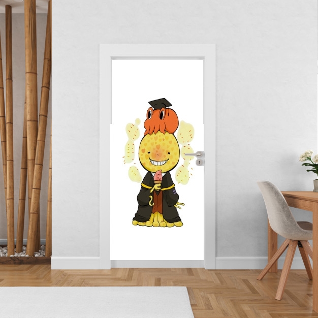 Poster de porte Classroom Koro sensei Ice Cream