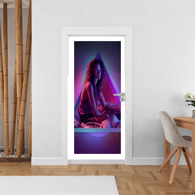 Poster de porte euphoria zendaya