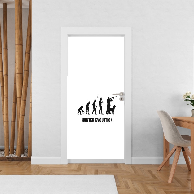 Poster de porte Evolution du chasseur