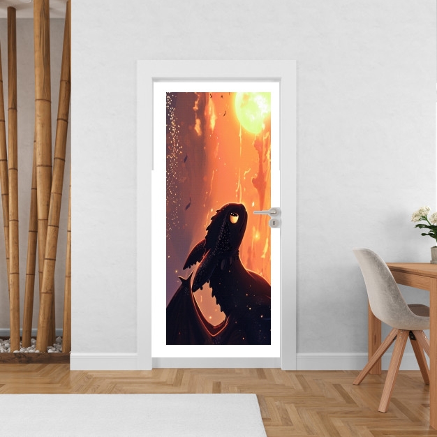 Poster de porte Face Toothless