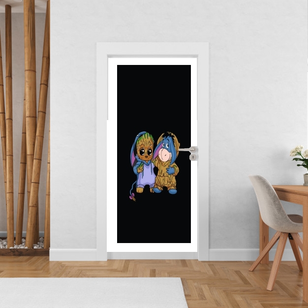 Poster de porte Groot x eeyore