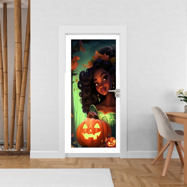 Poster de porte Halloween Princess V3