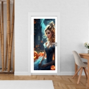 Poster de porte Halloween Princess V6