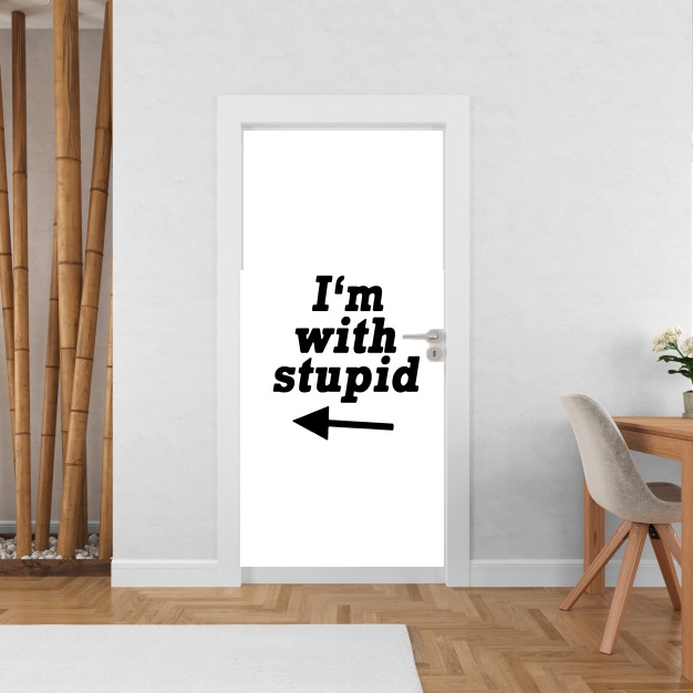 Poster de porte I am with Stupid South Park